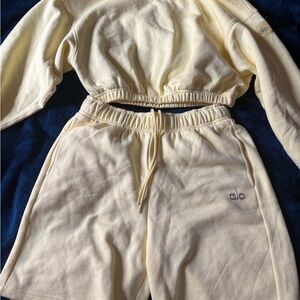 ALO Yoga Women's Yellow Shorts